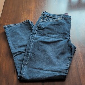 Gloria Vanderbilt Women's Dark Wash Straight Leg Jeans